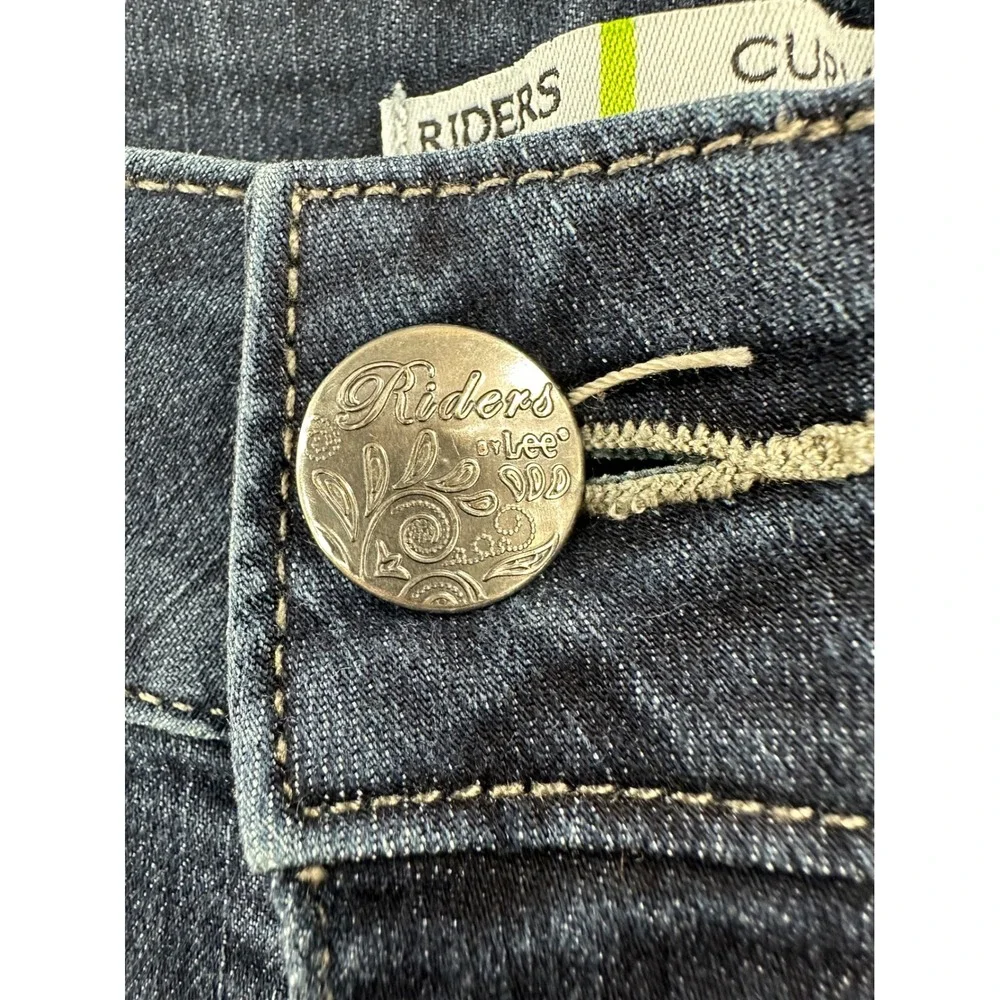 Riders by‎ Lee Curvy Fit Skinny Jeans Dark Wash Women's Size 16 Average
